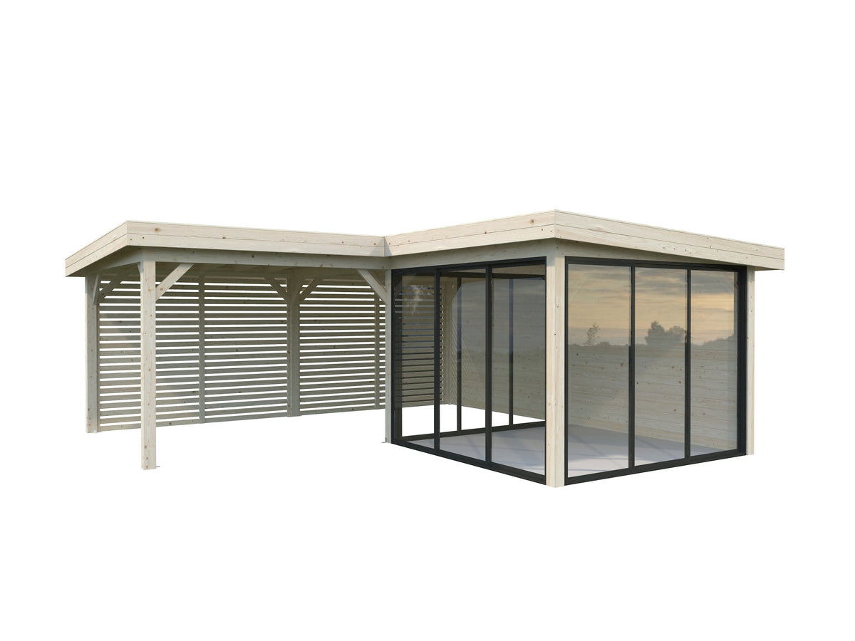 Glass Garden Room Lenna 24.9 m² Set 711 Slide Plus