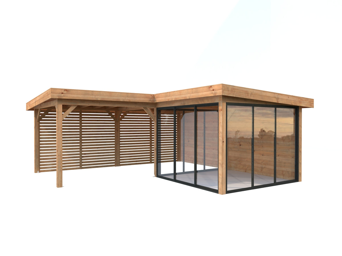 Glass Garden Room Lenna 24.9 m² Set 711 Slide Plus