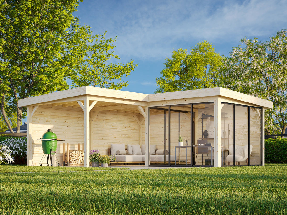Glass Garden Room Lenna 24.9 m² Set 712 Slide Plus
