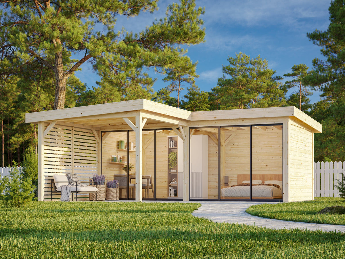 Glass Garden Room Lenna 24.9 m² Set 713 Slide Plus