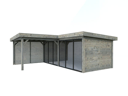 Glass Garden Room Lenna 24.9 m² Set 713 Slide Plus