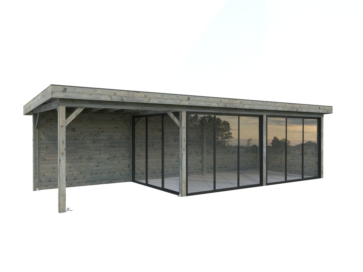 Glass Garden Room Lenna 24.9 m² Set 717 Slide Plus