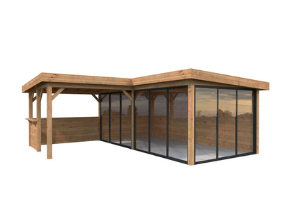 Glass Garden Room Lenna 24.9 m² Set 723 Slide Plus