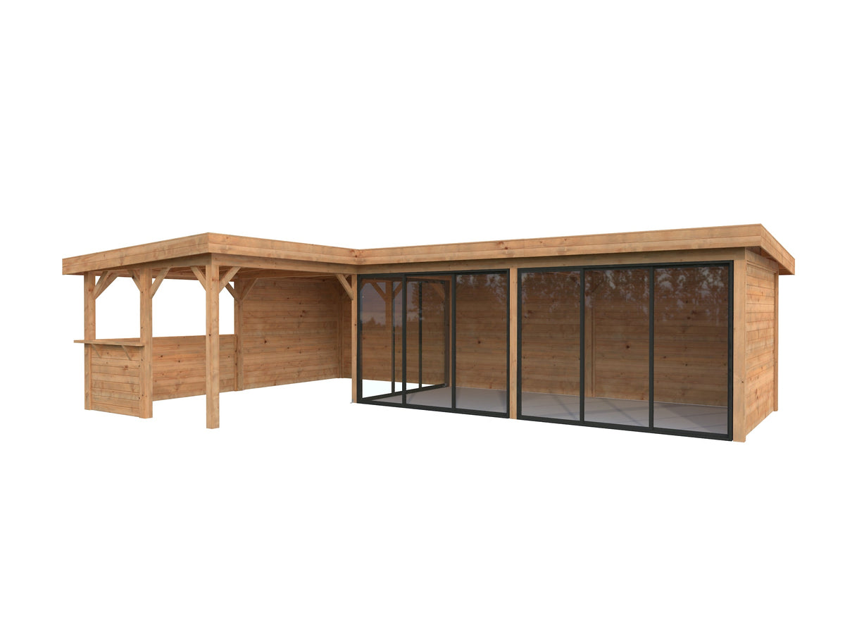 Glass Garden Room Lenna 33.2 m² Set 420 Slide