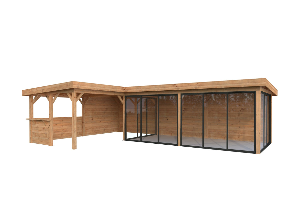Glass Garden Room Lenna 33.2 m² Set 421 Slide