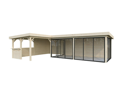 Glass Garden Room Lenna 33.2 m² Set 421 Slide