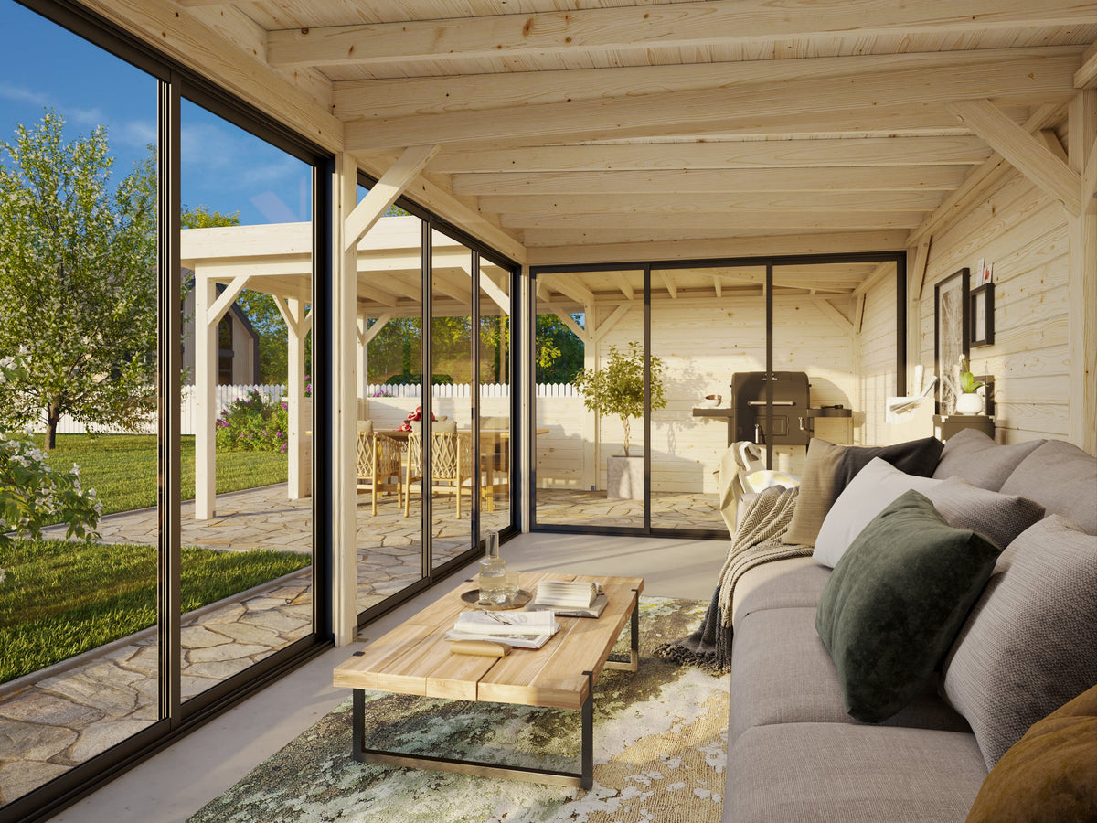 Glass Garden Room Lenna 33.2 m² Set 720 Slide Plus