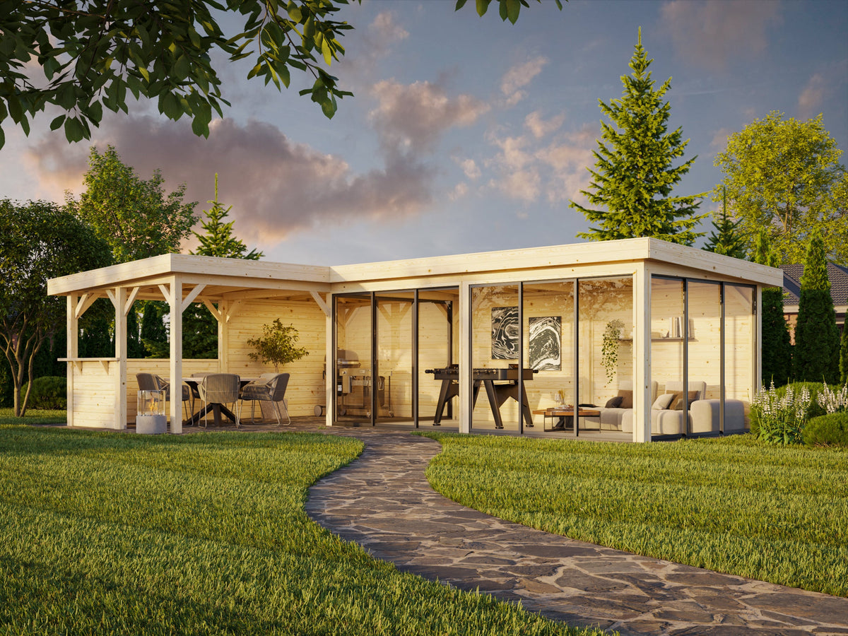Glass Garden Room Lenna 33.2 m² Set 721 Slide Plus
