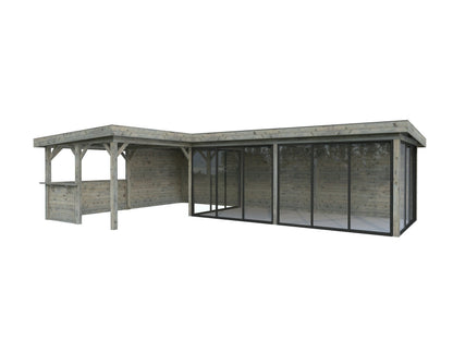 Glass Garden Room Lenna 33.2 m² Set 721 Slide Plus