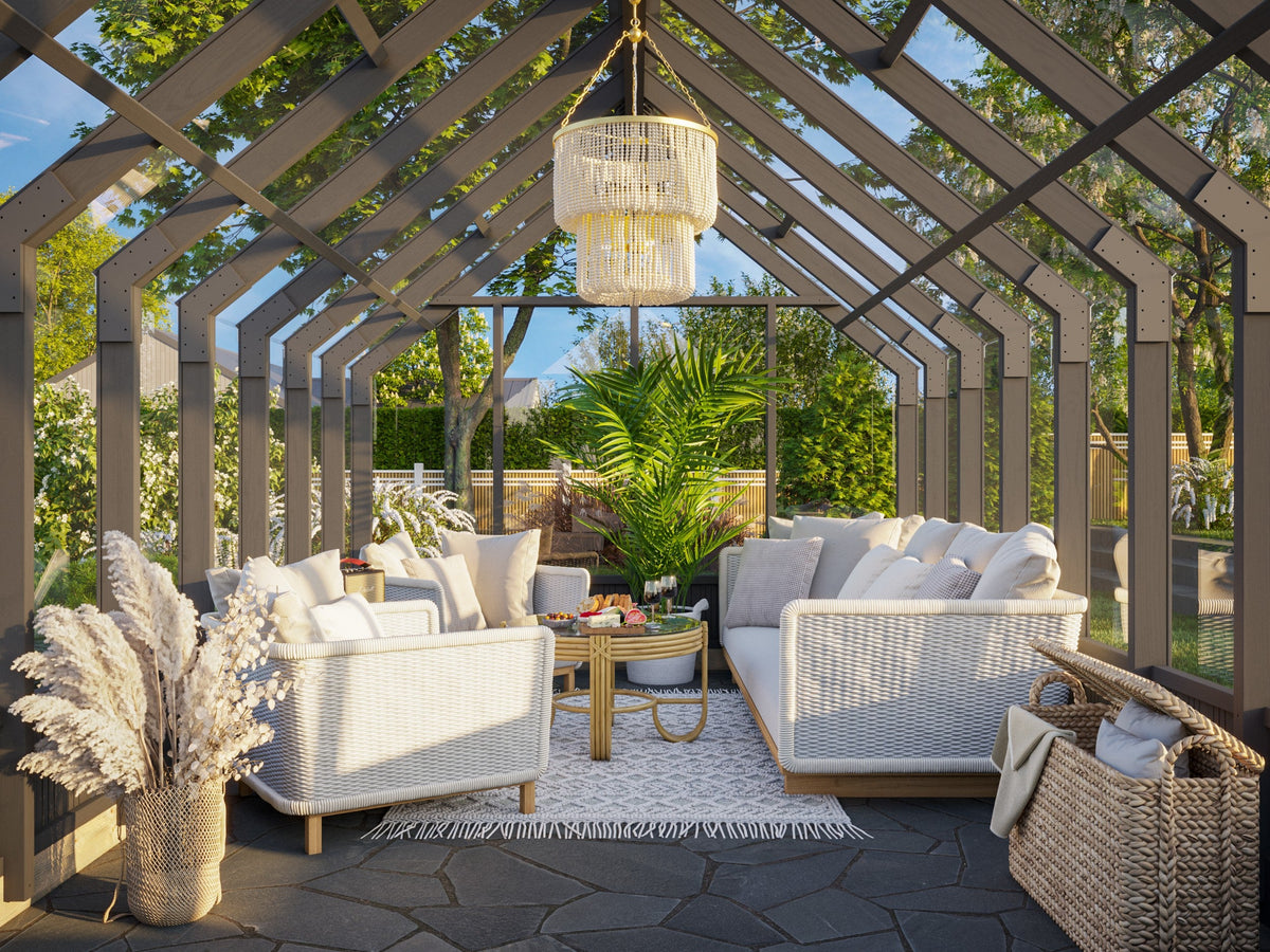 Glasshouse Emilia 13.8 m² (RAL7012)