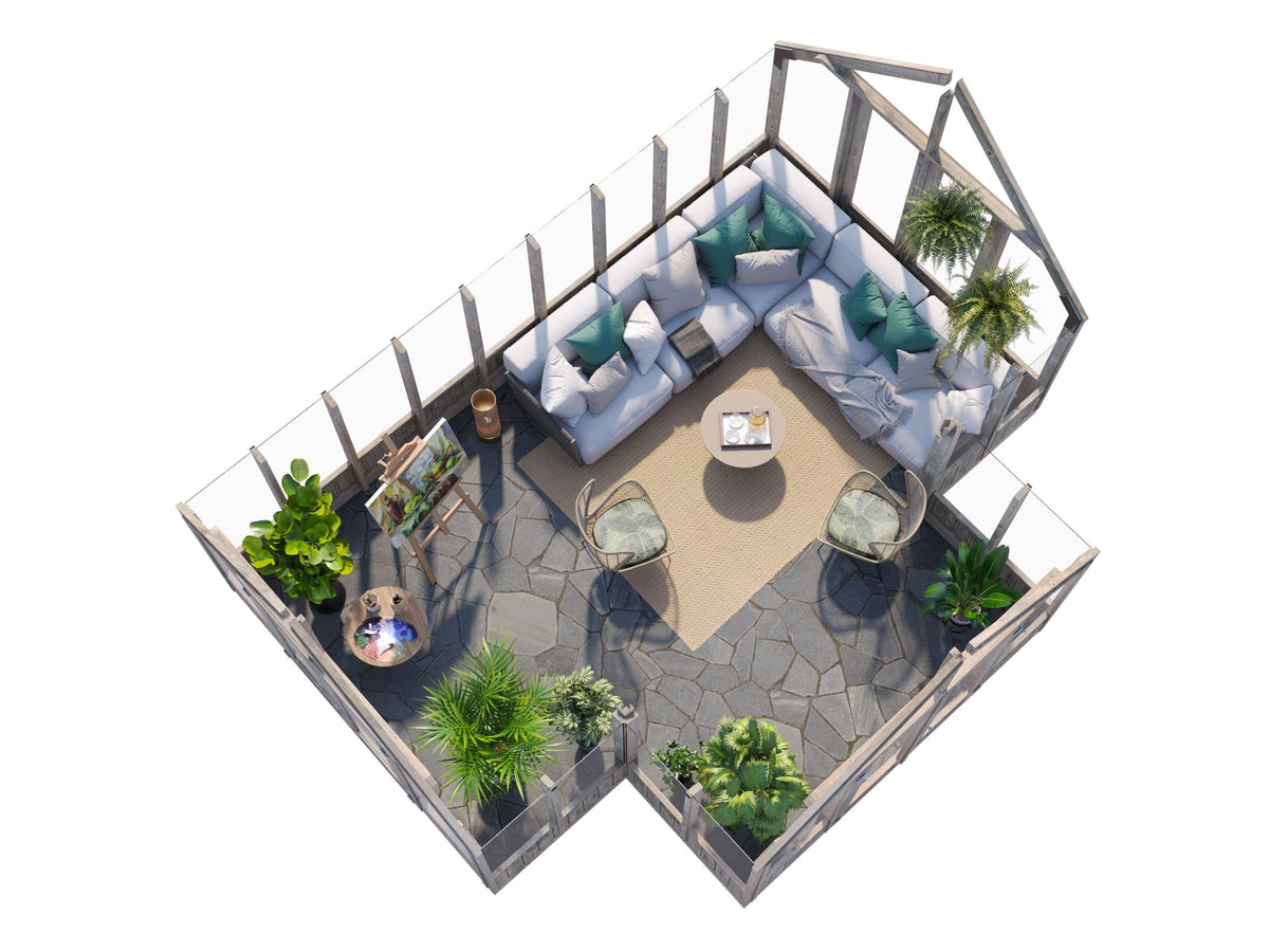 Glasshouse Emilia 19.1 m²