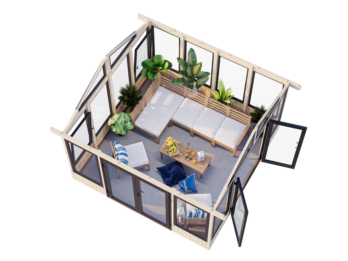 Glasshouse Isabella 14.7 m²