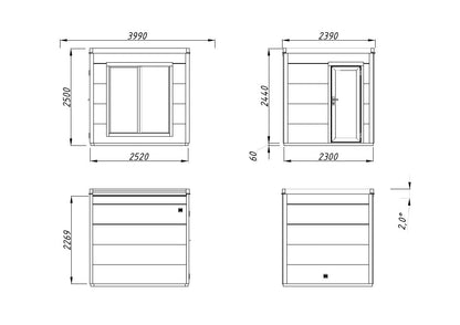 Grace Sauna 5.3 m²