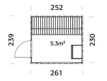 Grace Sauna 5.3 m²