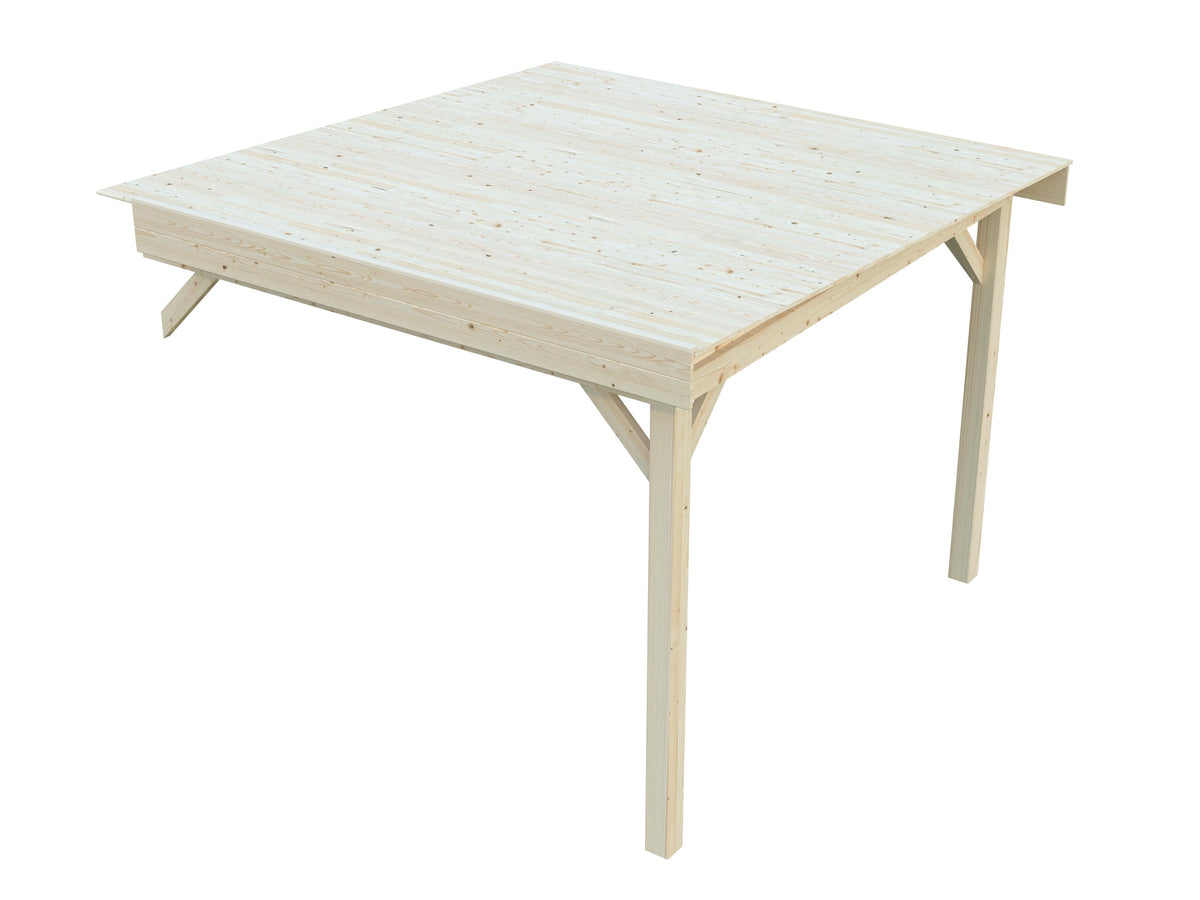 Lenna extra roof with 2 posts, untreated