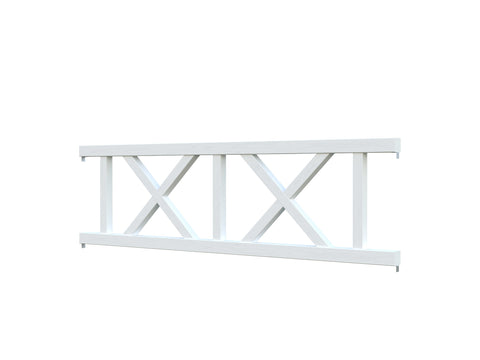 Painted white