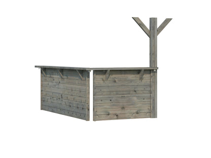 Modular Half-Wall Corner Panel