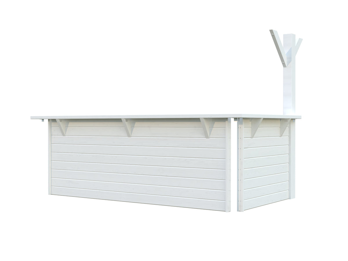 Modular Half-Wall Corner Panel