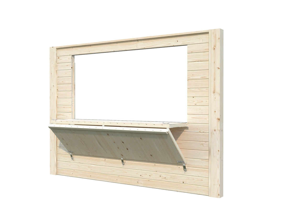 Modular Wall Panel with Hatch