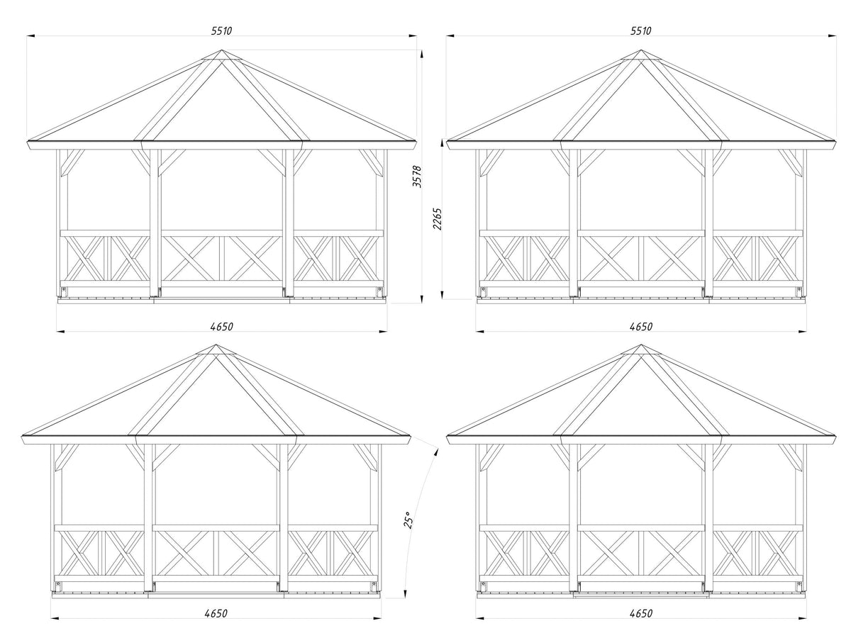 Pergola Betty 18 m²