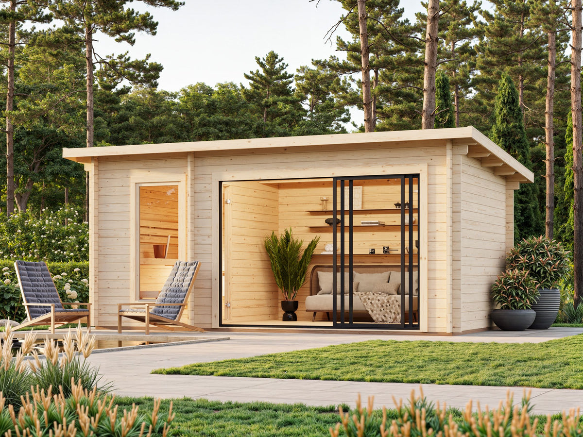 Sauna Sanna 12.8 m² Slide