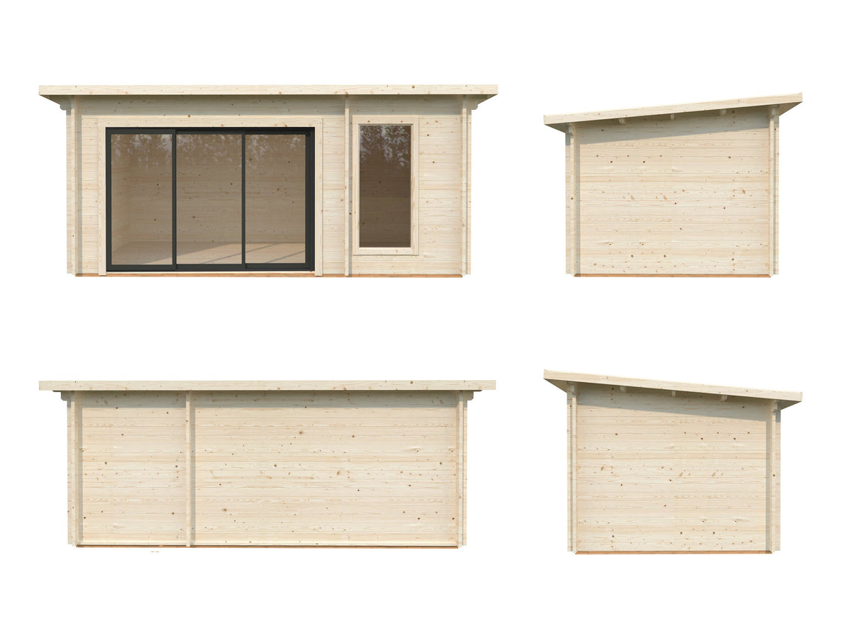 Sauna Sanna 12.8 m² Slide