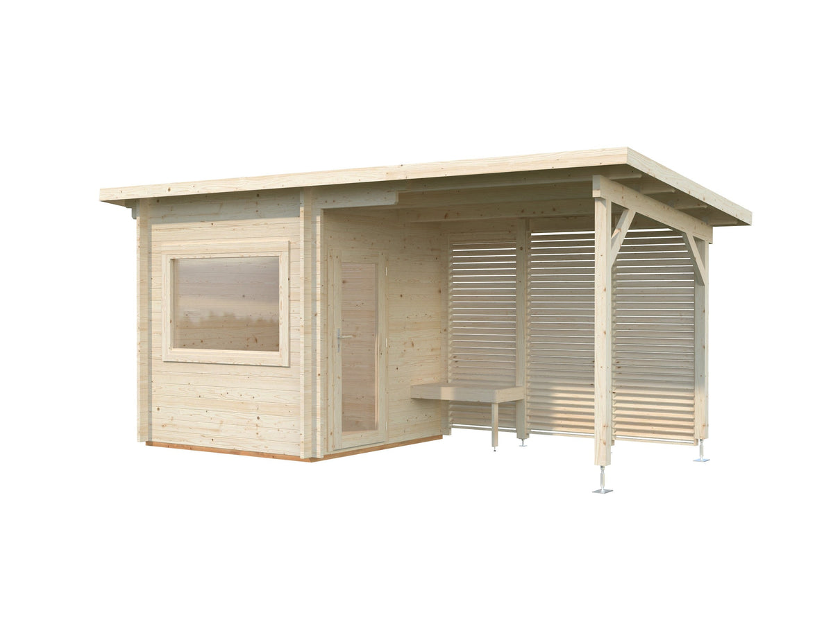 Sauna Sanna 4.1+5.9 m², untreated