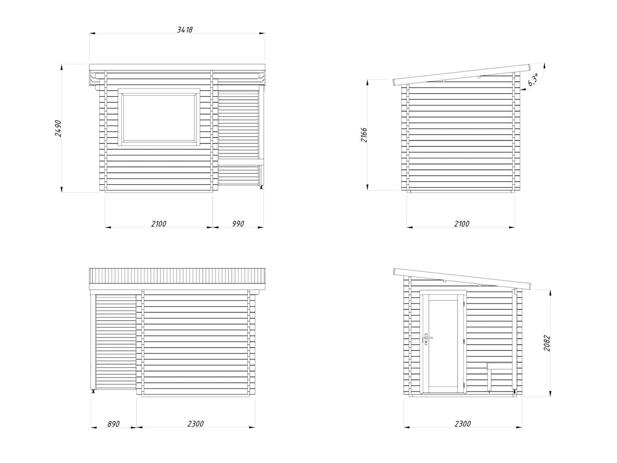 Sauna Sanna 4.1 m²
