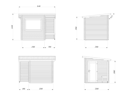 Sauna Sanna 4.1 m²