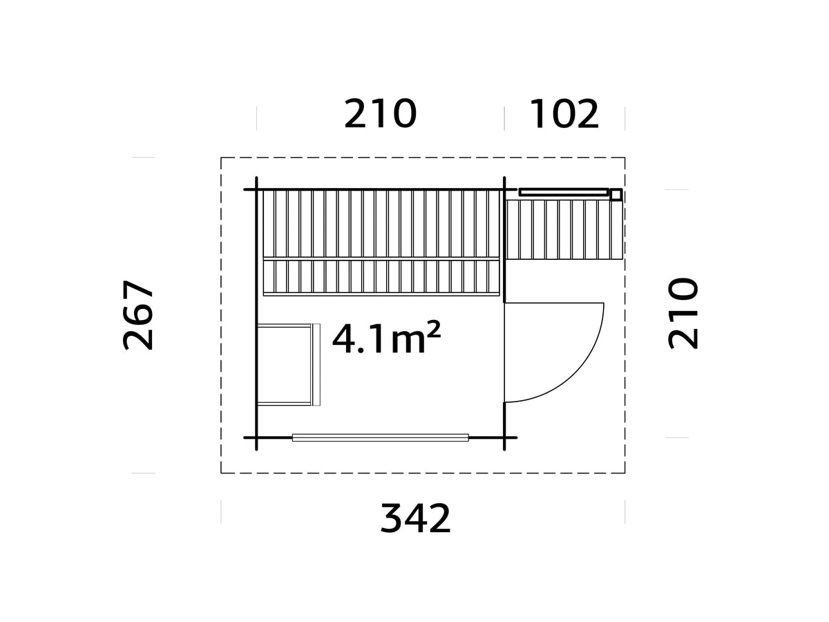 Sauna Sanna 4.1 m²