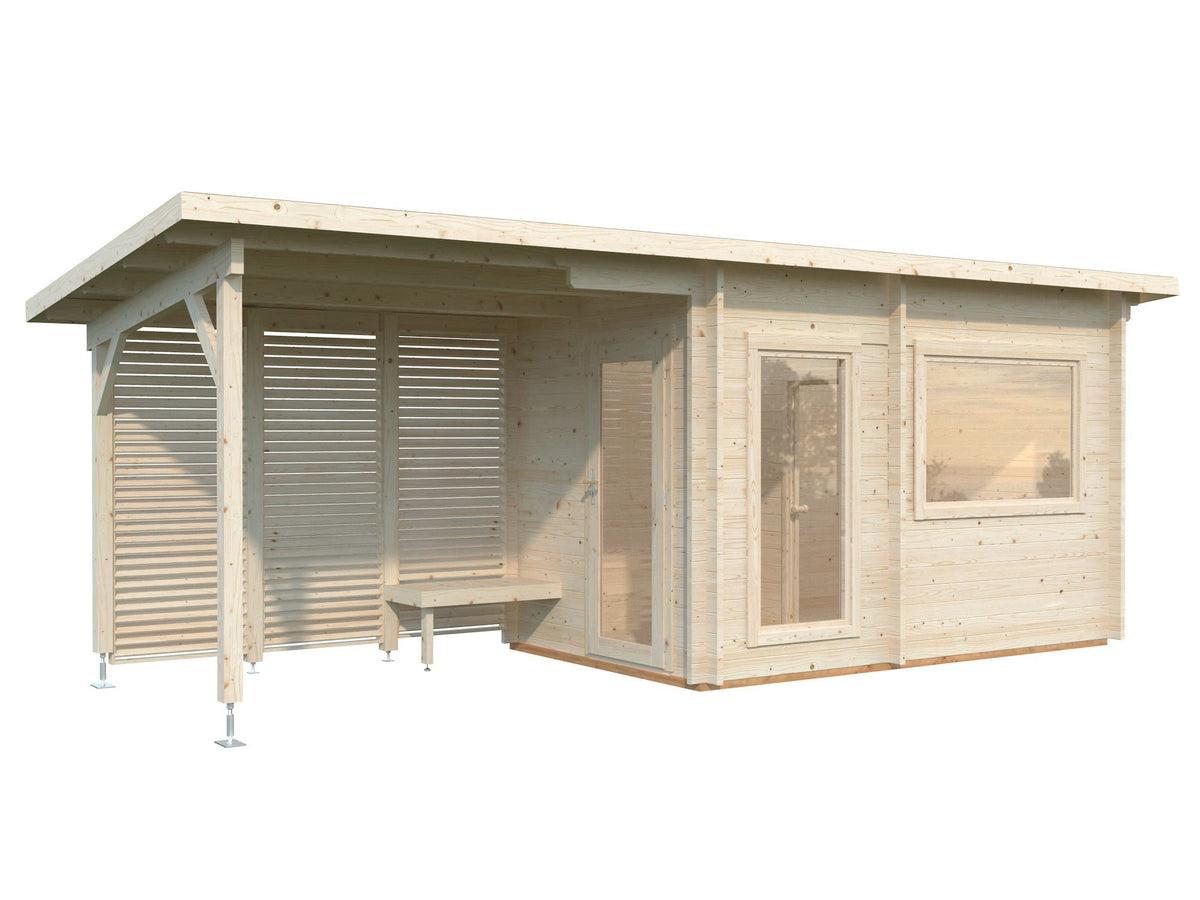 Sauna Sanna 6.8+5.9 m², untreated