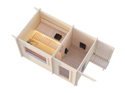 Sauna Sanna 6.8 m²