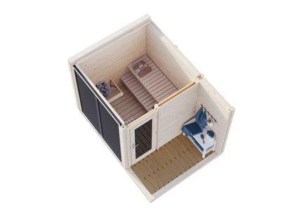 Sauna Sarah 3.8+2.1 m²