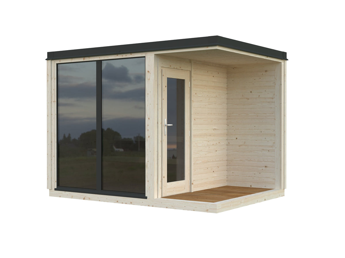 Sauna Sarah 3.8+2.1 m², untreated
