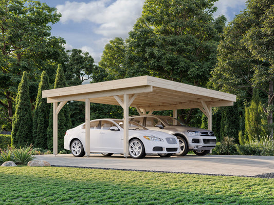 Timber Carport Karl 20.6 m²