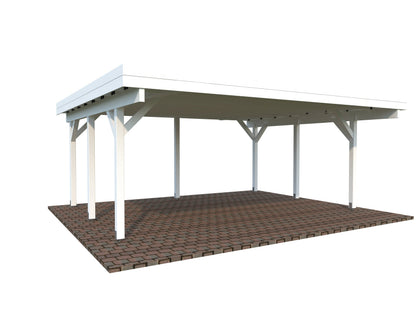 Timber Carport Karl 20.6 m²