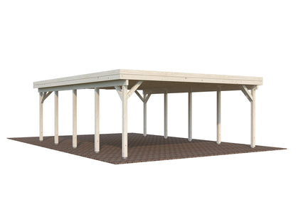 Timber Carport Karl 40.6 m²