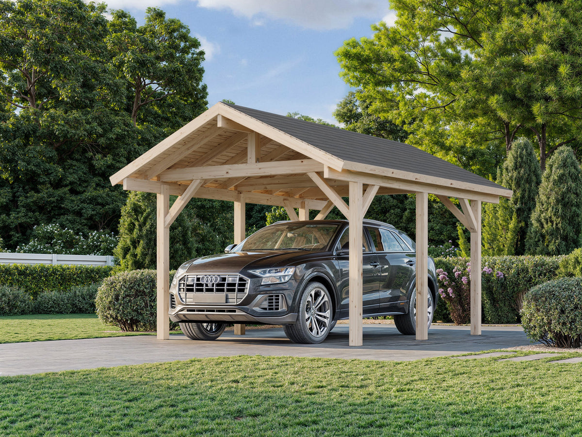 Timber Carport Robert 11.7 m²