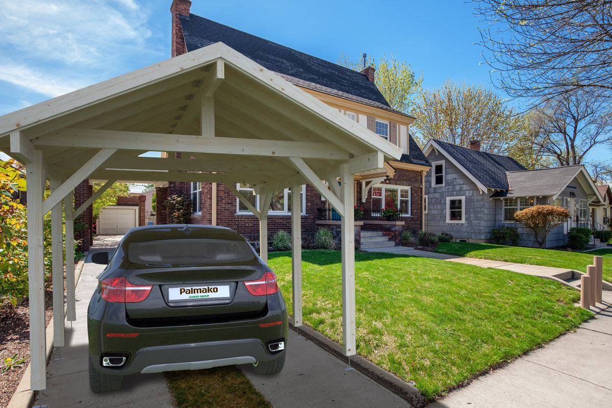 Timber Carport Robert 11.7 m²
