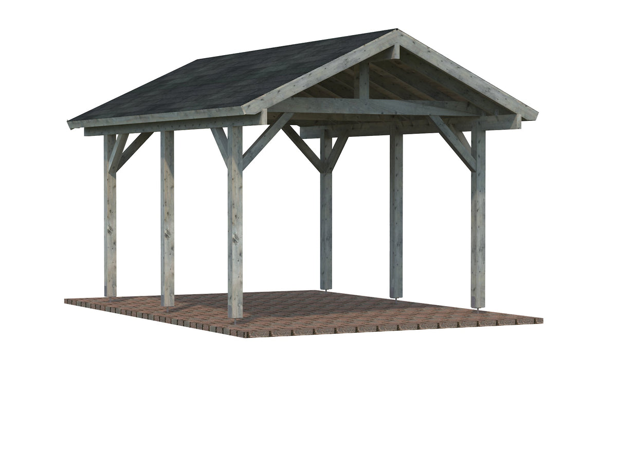 Timber Carport Robert 11.7 m²