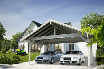Timber Carport Robert 20.6 m²