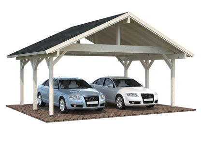 Timber Carport Robert 20.6 m²