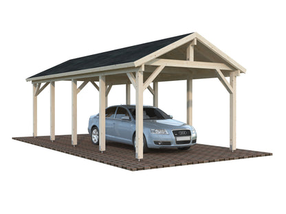 Timber Carport Robert 23.1 m²