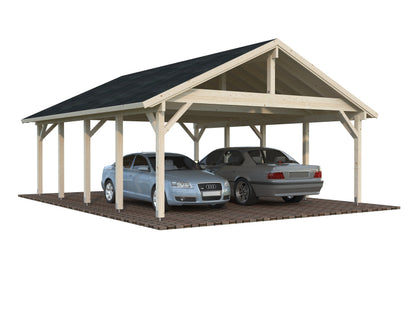 Timber Carport Robert 40.6 m²