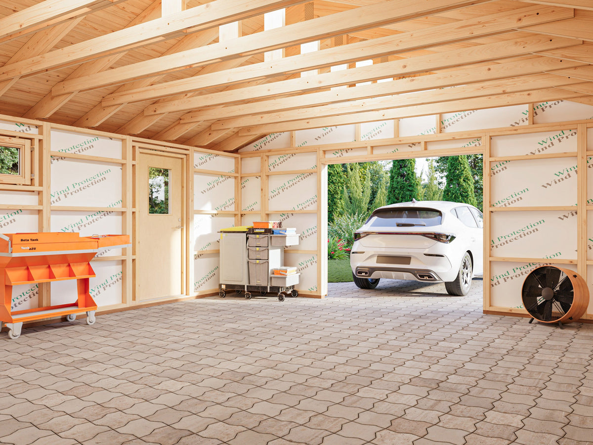 Timber Garage Andre 28.5 m² kit