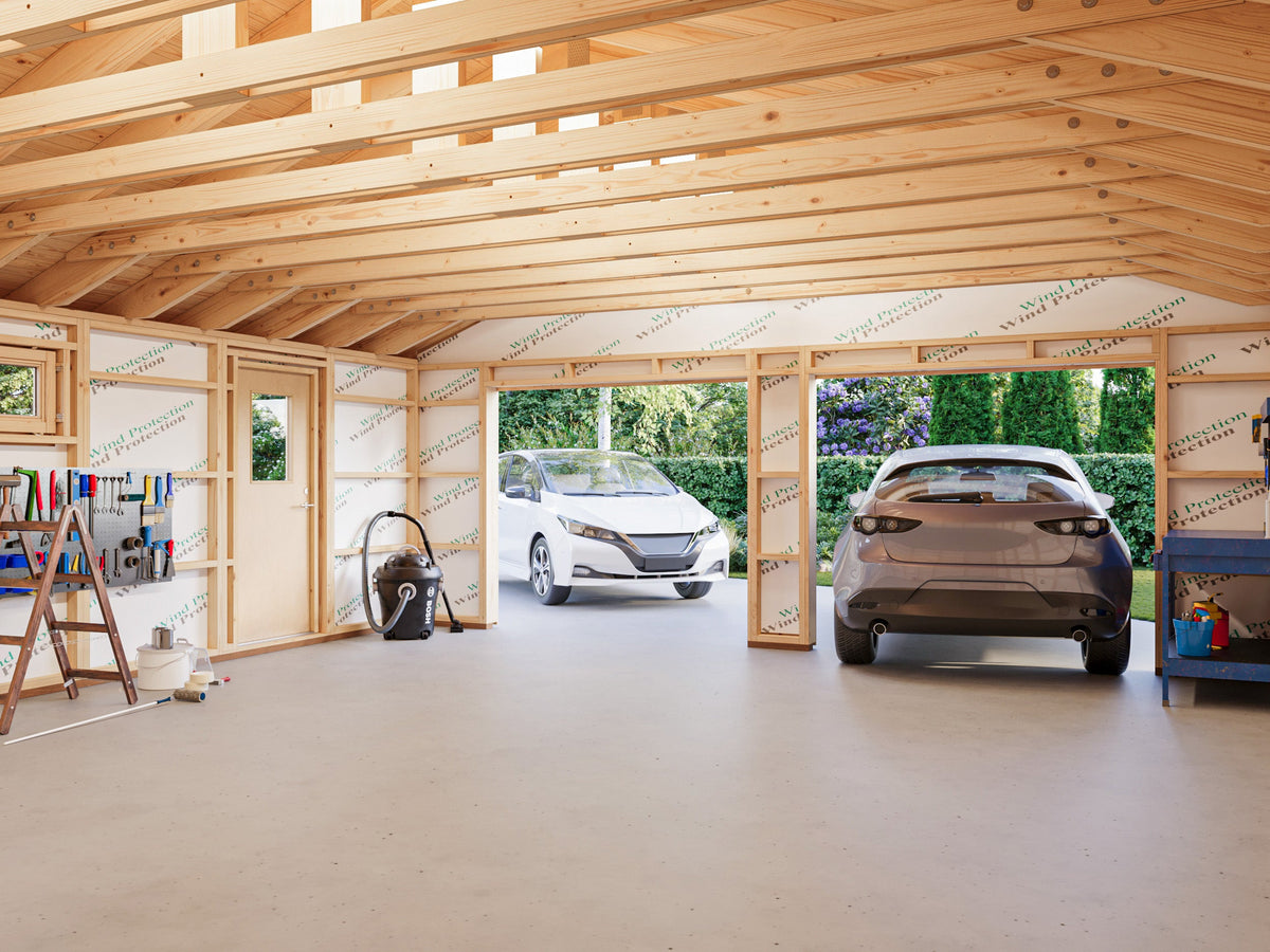 Timber Garage Andre 44.7 m² kit