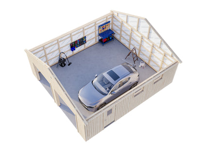 Timber Garage Andre 44.7 m² kit