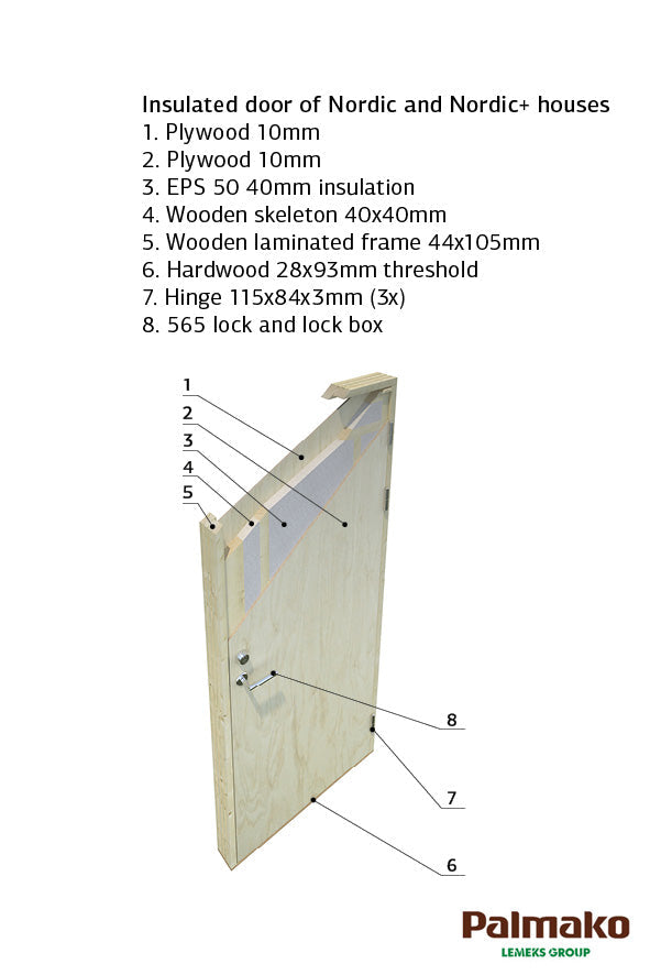 Timber Garage Andre 44.7 m² kit