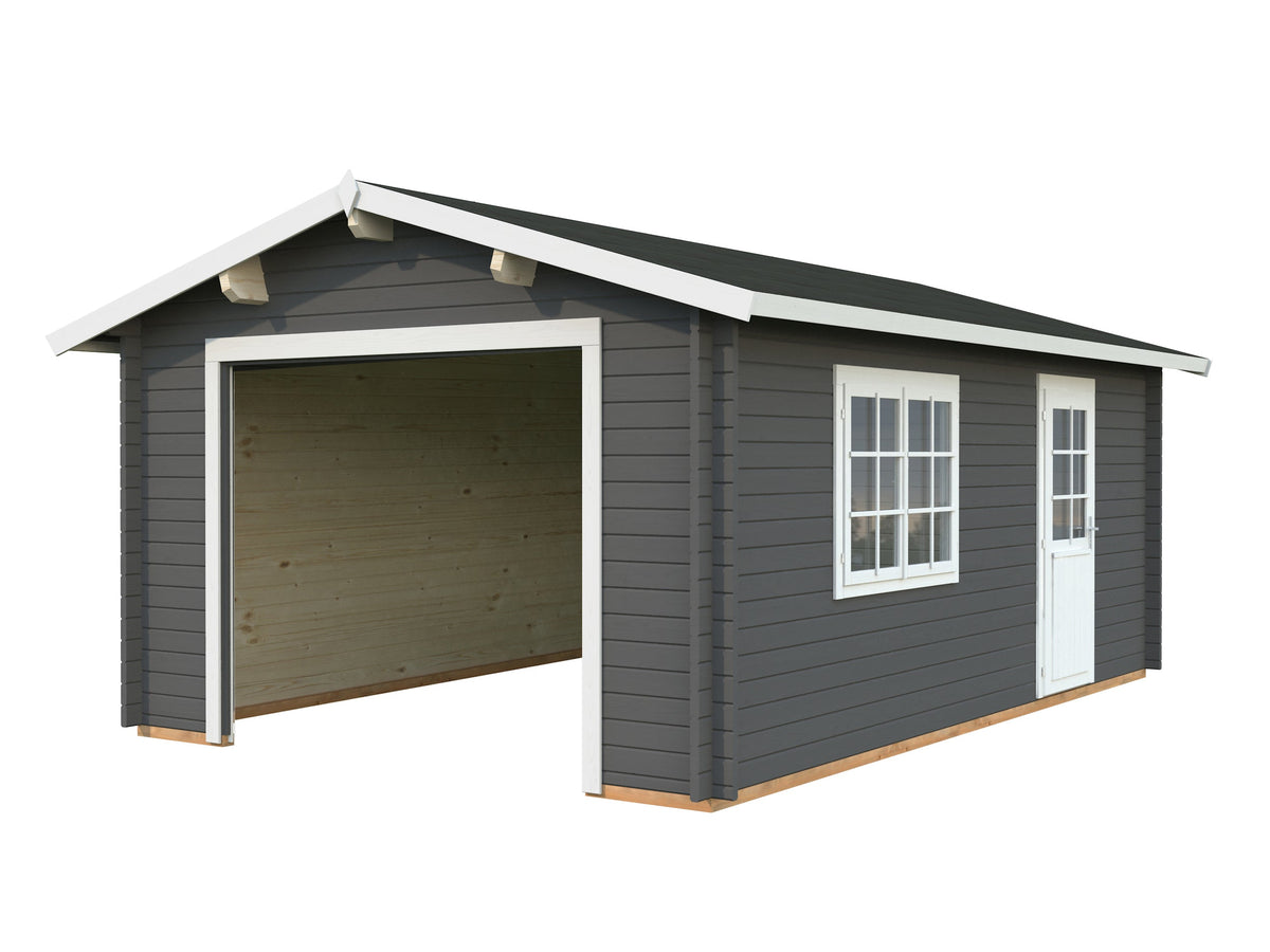 Timber Garage Irene/Roger 19.0 m² kit