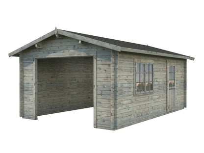 Timber Garage Irene/Roger 19.0 m² kit